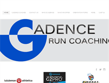 Tablet Screenshot of cadenceruncoaching.com